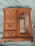 Armoire vintage jewelry storage